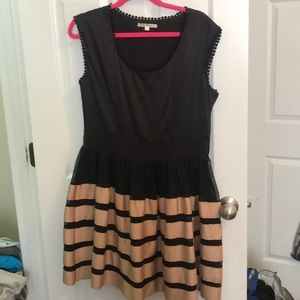 Beautiful black and gold dress